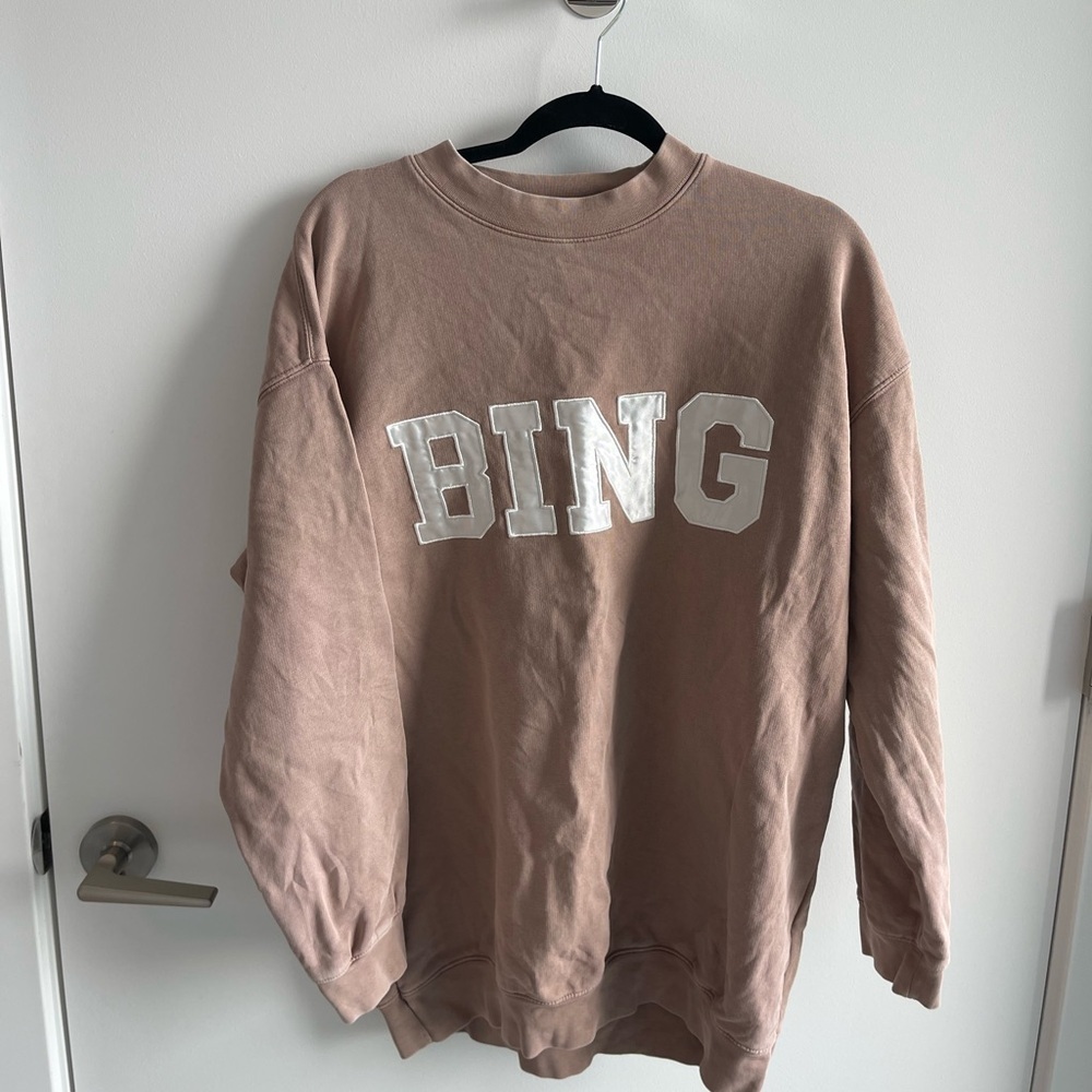 ANINE BING TYLER Tan Crewneck - Picture 2 of 8